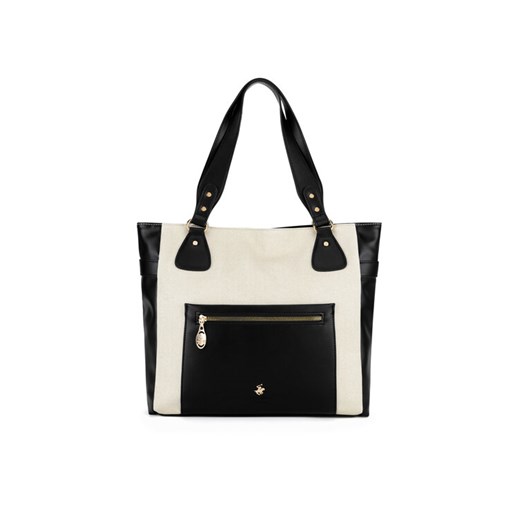 Torebka Beverly Hills Polo Club BHPC-C-002-07 Czarny ze sklepu eobuwie.pl w kategorii Torby Shopper bag - zdjęcie 182101283