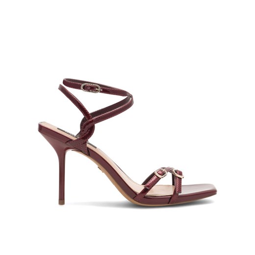 Sandały Nine West FARAZA ZL23014CC Bordowy ze sklepu eobuwie.pl w kategorii Sandały damskie - zdjęcie 182101284