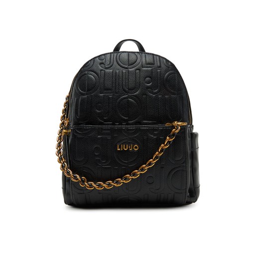 Plecak Liu Jo Ecs M Backpack AA5196 E0538 Czarny ze sklepu eobuwie.pl w kategorii Plecaki - zdjęcie 182101441