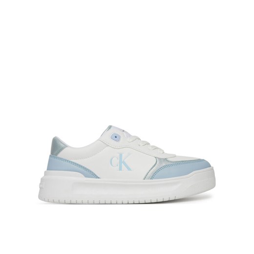 Sneakersy Calvin Klein Jeans Low Cut Lace-Up V3A9-82020-1355 Biały ze sklepu eobuwie.pl w kategorii Buty sportowe dziecięce - zdjęcie 182101531