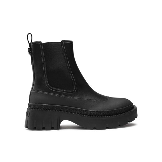 Botki Coach Jayla Leather Bootie CM770 Czarny ze sklepu eobuwie.pl w kategorii Workery damskie - zdjęcie 182101593
