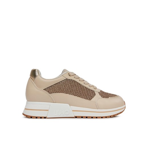 Sneakersy Liu Jo Johanna 01 BA4077 EX108 Beżowy ze sklepu eobuwie.pl w kategorii Buty sportowe damskie - zdjęcie 182101720