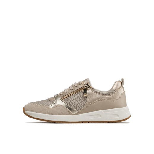 Sneakersy Geox D Bulmya A D35NQA 0NF14 C2235 Złoty ze sklepu eobuwie.pl w kategorii Buty sportowe damskie - zdjęcie 182101770