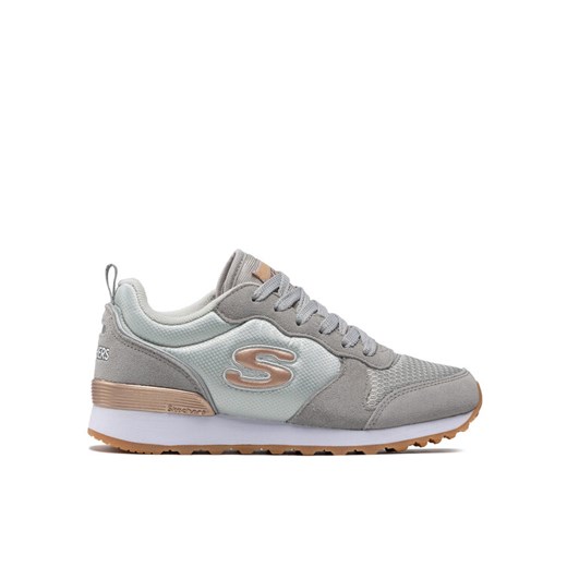Sneakersy Skechers Goldn Gurl 111/LTGY Szary ze sklepu eobuwie.pl w kategorii Buty sportowe damskie - zdjęcie 182101940