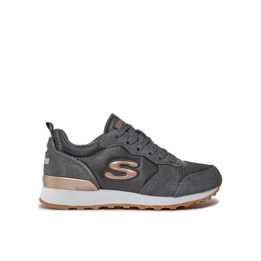 Sneakersy Skechers Goldn Gurl 111/CCL Szary ze sklepu eobuwie.pl w kategorii Buty sportowe damskie - zdjęcie 182101963