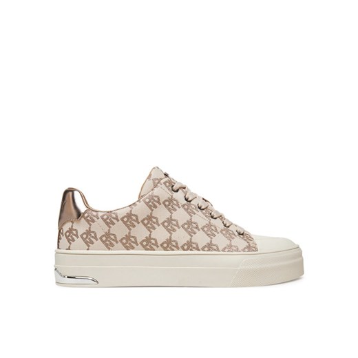 Trampki DKNY York Lace UP Sneak K2533982 Beżowy ze sklepu eobuwie.pl w kategorii Trampki damskie - zdjęcie 182102090