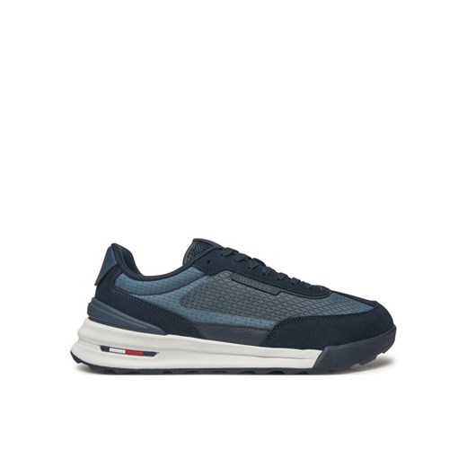 Sneakersy Tommy Hilfiger Retro Runner FM0FM05328 Granatowy ze sklepu eobuwie.pl w kategorii Buty sportowe męskie - zdjęcie 182102420