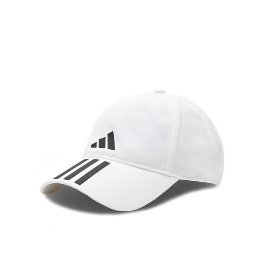 Czapka z daszkiem adidas 3-Stripes AEROREADY Running Training Baseball Cap HT2043 Biały ze sklepu eobuwie.pl w kategorii Czapki z daszkiem damskie - zdjęcie 182102482