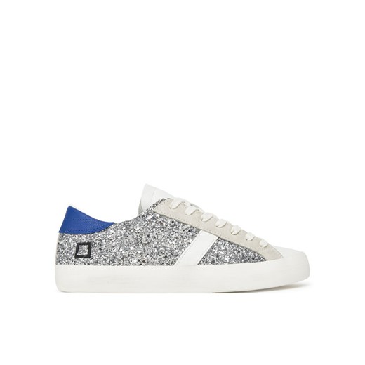Sneakersy D.A.T.E. Hill Low W421-HL-GL Srebrny ze sklepu eobuwie.pl w kategorii Buty sportowe damskie - zdjęcie 182102672