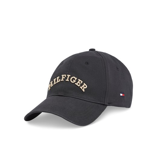 Czapka z daszkiem Tommy Hilfiger Th Monotype Soft 6 Panel Cap AM0AM13165 Czarny ze sklepu eobuwie.pl w kategorii Czapki z daszkiem męskie - zdjęcie 182102753