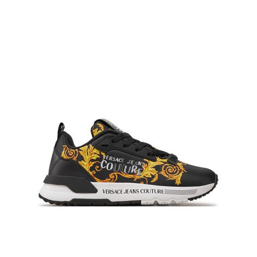 Sneakersy Versace Jeans Couture 76VA3SAA Czarny 35 eobuwie.pl