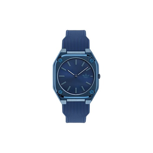 Zegarek adidas City Tech Thin AOFH24001 Granatowy ze sklepu eobuwie.pl w kategorii Zegarki - zdjęcie 182102784