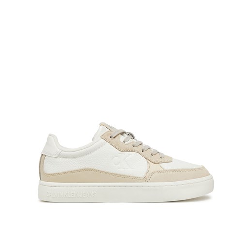 Sneakersy Calvin Klein Jeans Classic Cupsole Mg Wmm YM0YM01153 Biały ze sklepu eobuwie.pl w kategorii Buty sportowe męskie - zdjęcie 182102920