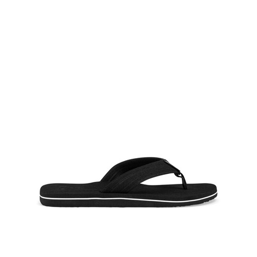 Japonki Quiksilver MOLOKAI LAYBACK TEXTURED AQYL101266 XKWK Czarny ze sklepu eobuwie.pl w kategorii Klapki męskie - zdjęcie 182102993