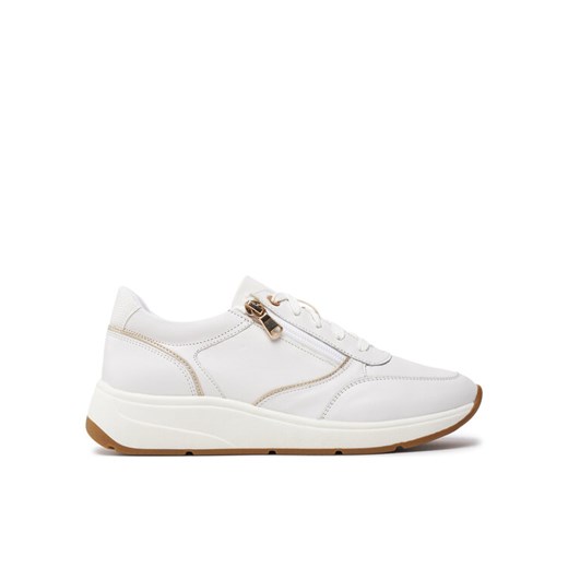 Sneakersy Geox D Cristael D45MXE 00085 C1000 Biały ze sklepu eobuwie.pl w kategorii Buty sportowe damskie - zdjęcie 182103000