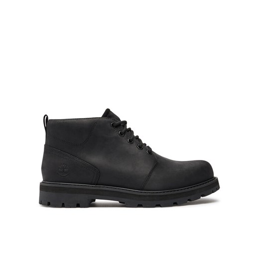 Trzewiki Timberland Britton Road Mid Chukka Wp TB0A69TWW021 Czarny ze sklepu eobuwie.pl w kategorii Buty zimowe męskie - zdjęcie 182103030