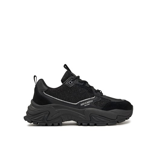 Sneakersy Just Cavalli 78RA3SC1 Czarny ze sklepu eobuwie.pl w kategorii Buty sportowe damskie - zdjęcie 182103093