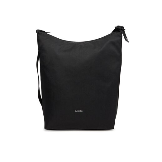 Torba Calvin Klein Ck Ease Hobo Tote K50K512893 Czarny ze sklepu eobuwie.pl w kategorii Torby męskie - zdjęcie 182103120