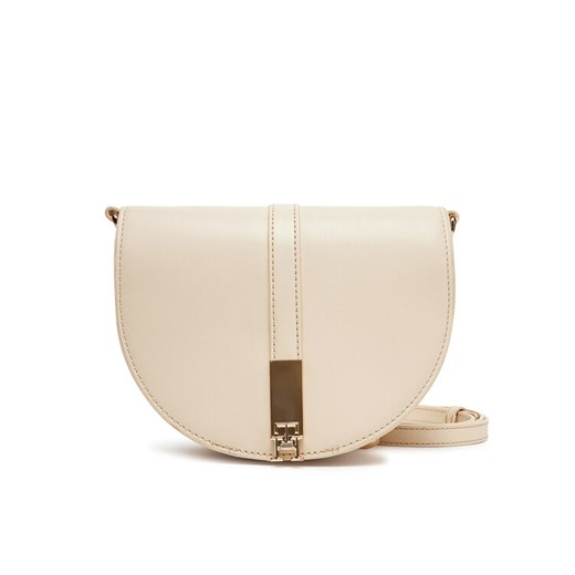 Torebka Tommy Hilfiger Th Heritage Saddle Bag AW0AW17164 Écru ze sklepu eobuwie.pl w kategorii Listonoszki - zdjęcie 182103302