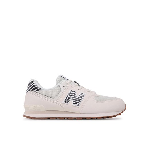 Sneakersy New Balance GC574AS1 Écru ze sklepu eobuwie.pl w kategorii Buty sportowe dziecięce - zdjęcie 182103304