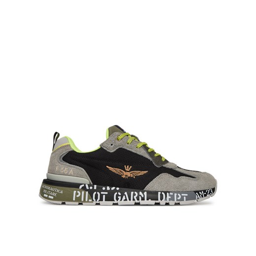 Sneakersy Aeronautica Militare 251SC276CT3546 Szary ze sklepu eobuwie.pl w kategorii Buty sportowe męskie - zdjęcie 182103364