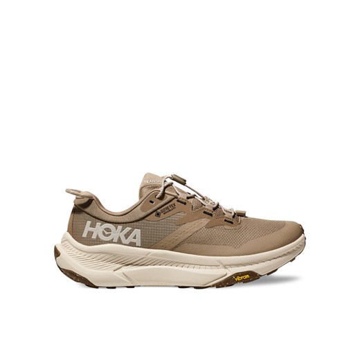 Sneakersy Hoka Transport GTX GORE-TEX 1133958 Zielony ze sklepu eobuwie.pl w kategorii Buty sportowe damskie - zdjęcie 182103482