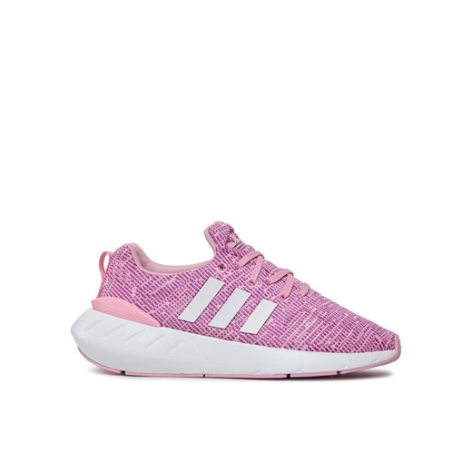 Sneakersy adidas Swift Run 22 J GW8177 Różowy ze sklepu eobuwie.pl w kategorii Buty sportowe dziecięce - zdjęcie 182103493
