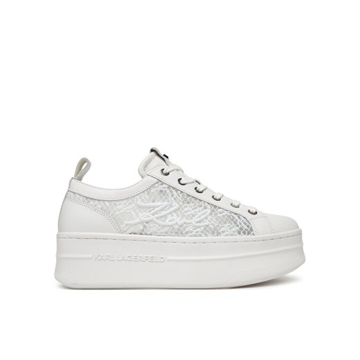 Sneakersy KARL LAGERFELD KL65011F Biały ze sklepu eobuwie.pl w kategorii Buty sportowe damskie - zdjęcie 182103594
