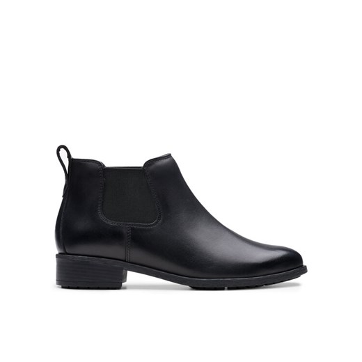 Sztyblety Clarks Havisham Top 26178715 Czarny ze sklepu eobuwie.pl w kategorii Botki - zdjęcie 182103701