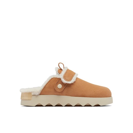 Kapcie Sorel VIIbe™ Clog Suede Cozy 2048521253 Brązowy ze sklepu eobuwie.pl w kategorii Kapcie damskie - zdjęcie 182103772