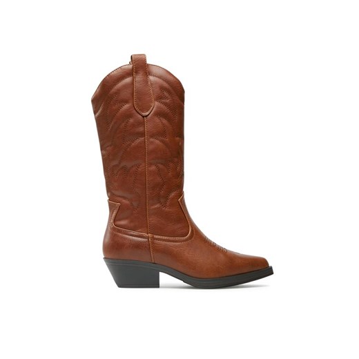 Kowbojki ONLY Shoes Onlbronco 15304379 Brązowy ze sklepu eobuwie.pl w kategorii Kozaki damskie - zdjęcie 182103784