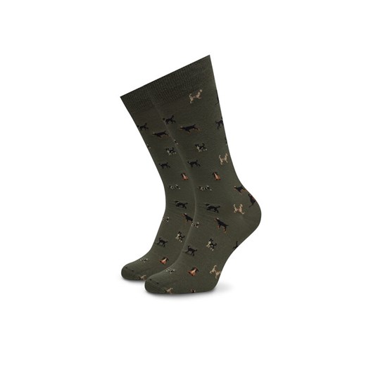 Skarpety Wysokie Męskie Barbour Mavin Dog MSO0068OL54 Zielony ze sklepu eobuwie.pl w kategorii Skarpetki męskie - zdjęcie 182103852