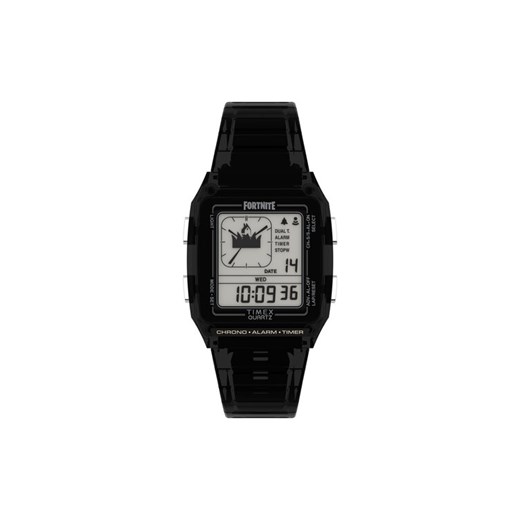 Zegarek Timex Q Timex Lca X Fortnite® 35mm TW2W96500 Czarny ze sklepu eobuwie.pl w kategorii Zegarki - zdjęcie 182103864