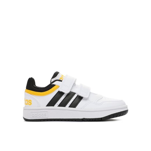 Sneakersy adidas Hoops Lifestyle IF5316 Biały ze sklepu eobuwie.pl w kategorii Buty sportowe dziecięce - zdjęcie 182103890
