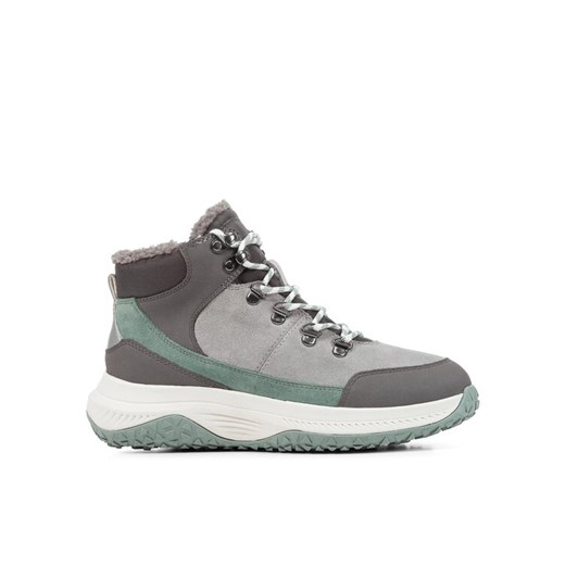 Sneakersy Geox D Oliviera + Grip D36VNC 02232 C1L9G Szary ze sklepu eobuwie.pl w kategorii Buty trekkingowe damskie - zdjęcie 182103903