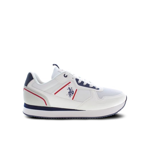 Sneakersy U.S. Polo Assn. Nobil NOBIL004C Biały ze sklepu eobuwie.pl w kategorii Buty sportowe męskie - zdjęcie 182103944