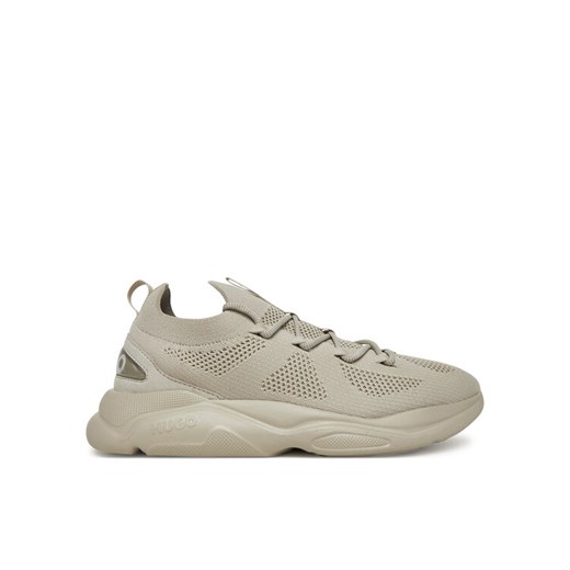 Sneakersy HUGO Leon 50541684 Beżowy ze sklepu eobuwie.pl w kategorii Buty sportowe męskie - zdjęcie 182103982