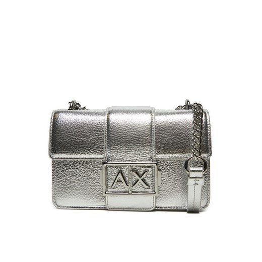 Torebka Armani Exchange XW000071 AF11898 M8040 Srebrny ze sklepu eobuwie.pl w kategorii Kopertówki - zdjęcie 182103994