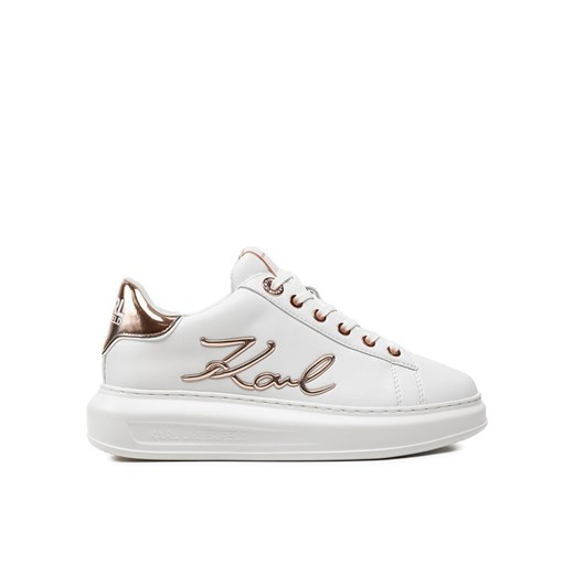 Sneakersy KARL LAGERFELD KL62510A Biały ze sklepu eobuwie.pl w kategorii Buty sportowe damskie - zdjęcie 182104074