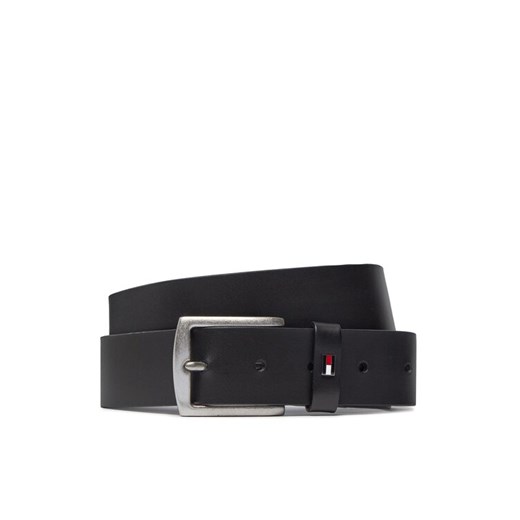 Pasek Męski Tommy Hilfiger Denton 3.5 Ext AM0AM12054 Czarny ze sklepu eobuwie.pl w kategorii Paski męskie - zdjęcie 182104112