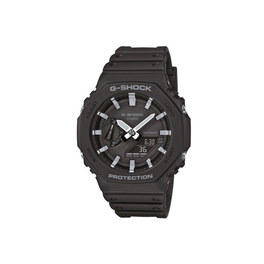 Zegarek G-Shock GA-2100-1AER Czarny ze sklepu eobuwie.pl w kategorii Zegarki - zdjęcie 182104224