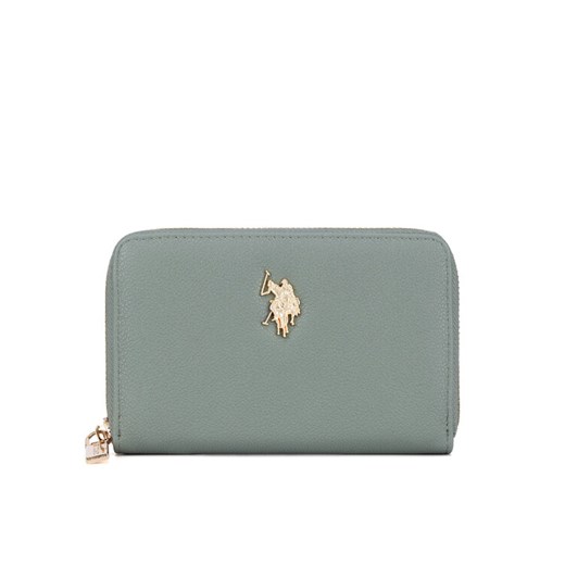 Portfel U.S. Polo Assn. BIUXT8383WVP Khaki ze sklepu eobuwie.pl w kategorii Portfele damskie - zdjęcie 182104250