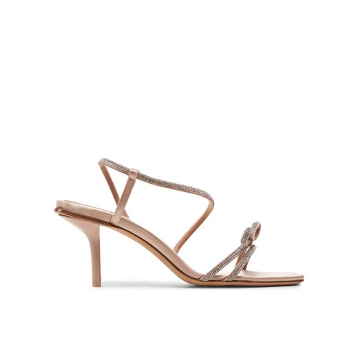 Sandały Max Mara Crystalsandal 24245264116 Różowy ze sklepu eobuwie.pl w kategorii Sandały damskie - zdjęcie 182104373