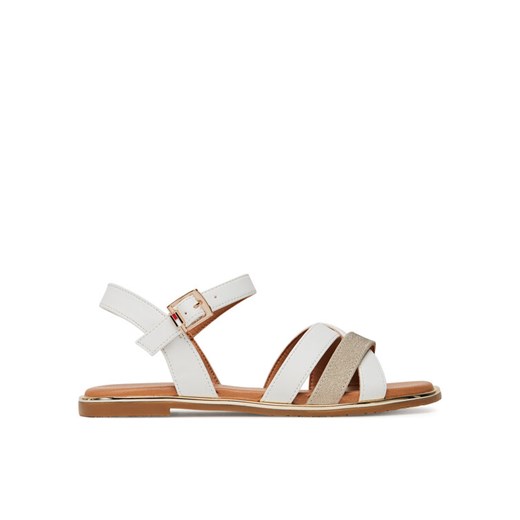 Sandały Tommy Hilfiger T3A2-33779-0273X S Biały ze sklepu eobuwie.pl w kategorii Sandały dziecięce - zdjęcie 182104504
