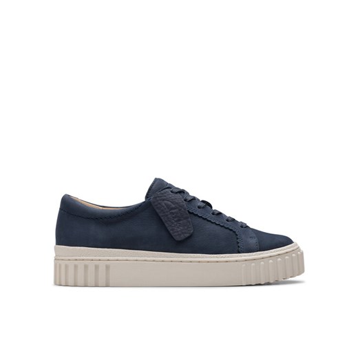 Sneakersy Clarks Mayhill Walk 26181210 Granatowy ze sklepu eobuwie.pl w kategorii Buty sportowe damskie - zdjęcie 182104542