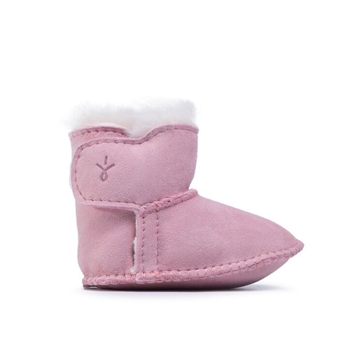 Śniegowce EMU Australia Baby Bootie B10310 Różowy ze sklepu eobuwie.pl w kategorii Buty zimowe dziecięce - zdjęcie 182104573