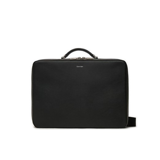 Torba na laptopa Calvin Klein Ck Sleek Laptop Bag K50K512738 Czarny ze sklepu eobuwie.pl w kategorii Torby na laptopa - zdjęcie 182104603
