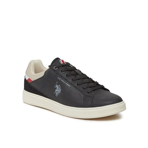 Sneakersy U.S. Polo Assn. ROKKO001B Czarny ze sklepu eobuwie.pl w kategorii Trampki męskie - zdjęcie 182104611