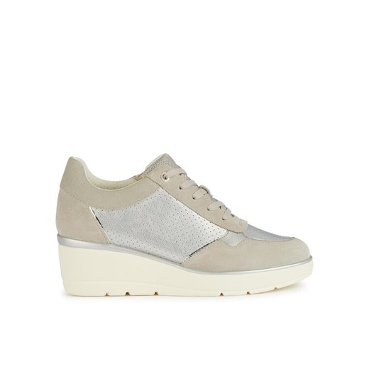 Sneakersy Geox D Ilde D25RAA 0AJ22 C0898 Srebrny ze sklepu eobuwie.pl w kategorii Buty sportowe damskie - zdjęcie 182104693