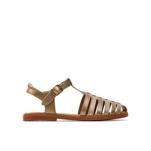 Sandały Geox J Sandal Karly Girl J4535A 0NFQD C2010 D Złoty ze sklepu eobuwie.pl w kategorii Sandały dziecięce - zdjęcie 182104734